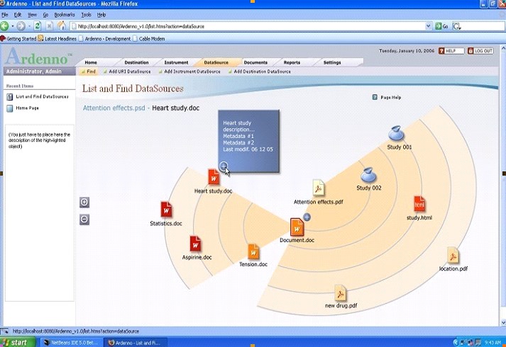 KCenter – centered network for intranet search (2010)